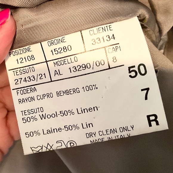 Canali Grey and White Houndstooth Blazer - Picture 9 of 16